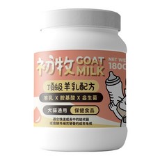 NU4PET 初牧 頂級牛乳初乳 貓咪專用保健食品, 1個, 陪心初牧-頂級羊乳180g犬貓用