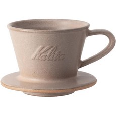 카리타 Kalita 커피 드리퍼 미노야키 보온성이 높음 도기 1~2인용 DACHI & KalitaMI 155 모래 갈색 #01103 웨이브 시리즈 일본제 드립 기구 1인용 2인용, 상세페이지 참조, 1개, 1ml