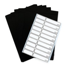 웅스토어 블랙하드표지 수평형서류포켓, 민 (가로형)