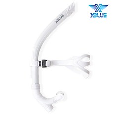 XBL-3504-화이트 엑스블루 훈련용 PLUS 센터스노클 CENTER SNORKEL, 화이트