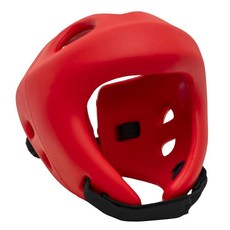 남성용 여성용 복싱 헤드기어 태권도 가라테 헤드기어 장비 태권도 스파링 MMA 무에타이용 - 조절 가능한 사이즈 안전 헬멧 보호 장비, 레드