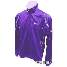 SRIXON 男防風長上衣(紫/M) 高爾夫球衣 防風保暖 舒適透氣, 1個