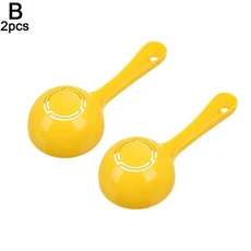 식품 등급 PP 논스틱 원형 밥알 스푼 몰드 내열 반구형 DIY 밥주걱 휴대용 오니기리 도구, 01 yellow