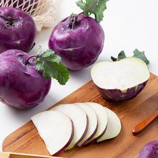 [미식한가] 내몸을 위한 아삭아삭 제주 콜라비 (가정용-대과), 1세트, 3kg