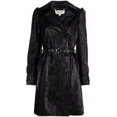 마이클마이클코어스 인조 가죽 퍼프 소매 코트