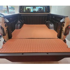 아우라 그리드 KGM Q300 무쏘 무쏘롱데크 캠핑 차박 무쏘EV전기차 무쏘스포츠 렉스턴스포츠 무쏘스포츠칸 적재함 타스만 적재함 트렁크 매트, 오렌지, 무쏘(26년~현재)적재함