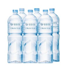 동원샘물 무라벨(무/유라벨 랜덤발송), 12개, 2L