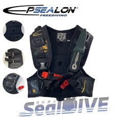 海豹潛水 法國 Epsealon 自由潛水配重背心 黑暗融合 配重可調 舒適耐用