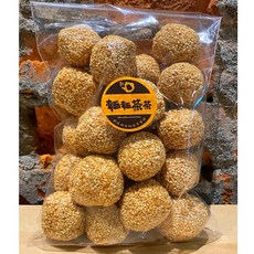 【麵麵茶茶】創意麵茶本店 芝麻粩、黑芝麻粩、白芝麻粩 全素 鹿港伴手禮, 1個, 白芝麻粩(非麵茶口味)