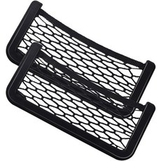 카 네트 2Pcs 정리함 보관 가방 자동 붙여넣기 넷 포켓 폰 홀더 액세서리 20 * 8CM 8 15CM 범용 카고 네트15X8, 15X8