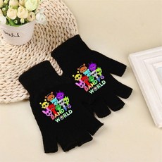 節奏盒子兒童秋冬手套2025新款女童五指全指套男童寶寶毛絨保暖手套