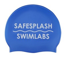 Sporti Checkmate 실리콘 수영 모자 - 레드 성인용 [호환], Safesplash Swimlabs - New Roya