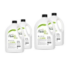 천연 액제 세탁세제 대용량 2.5L 4개