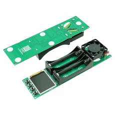 LCD 리튬 배터리 측정 전력 테스터 DC 5V 4 채널 18650 배터리 테스터 용량 내부 저항 테스터 모델, [01] 2 channel, 1개
