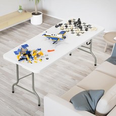 리빙체인지 접이식 야외 테이블 1800, 화이트