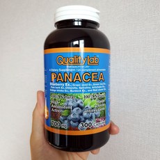 캐나다 퀄리티랩 파나시아 유기농 오가닉 블루베리 캡슐 BLUEBERRY 고농축 300캡슐, 300정, 1개
