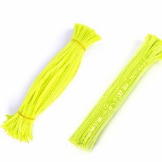 모루 형광노랑색 30cm 100개입 공예철사 아트모루, 단일, 1개