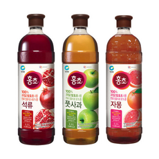 홍초 (석류/풋사과/자몽), 3개, 1.5L