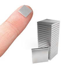 자화하세요! F10X10X1MM - 네오디뮴 직사각형 자석 20팩 희토류 자석 냉장고 공예용 사무용 초강력