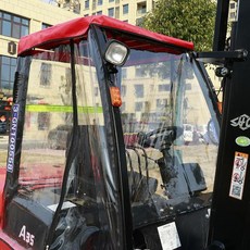 지게차 투명커버 보호비닐 방풍덮개 중장비 캐노피, 1개