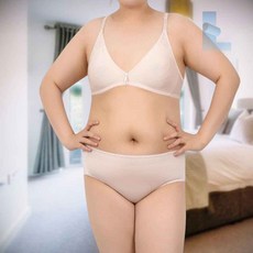 더에스 인견 빅사이즈 홑겹 브라 B컵 큰사이즈속옷 빅사이즈브라자 빅사이즈브래지어