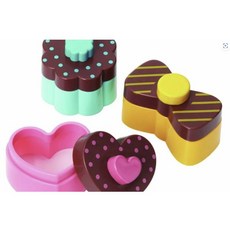 토루네 일본 스위트샌드위치틀 3P세트, 3p (리본 1p, 꽃 1p, 하트 1p), 1세트