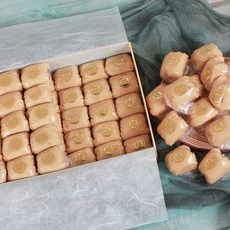 호박 엿 어르신 간식 수능 합격 기원 전통 간식 60개, 1g, 1개