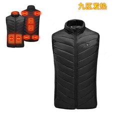 九區發熱馬甲 發熱背心 冬季智能恆溫電熱保暖背心
