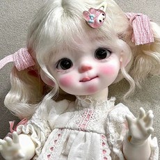 BJD 娃娃 6分小腦斧女娃 SD娃娃BJD人偶娃娃, 1個, 單頭：化妝(不含身體）,淺普