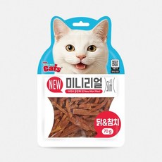 서락 [더캣츠] 미니리얼 고양이육포 닭고기 참치 70g 육포간식, 1개