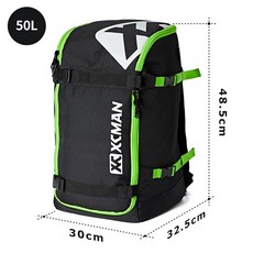 스키 백팩 다기능 방수 50L 대용량 스노보드 가방 용량 건식 분리 수납 스키어 스키장, 애플 그린(50L), 1개