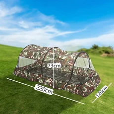 여행을위한 접이식 휴대용 모기장 지퍼가 달린 메쉬 텐트 싱글 침대 용 하단이있는 야외 새 캠핑, 03 220-120-73