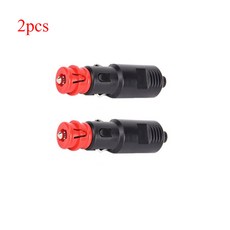 자동차 차량 라이터 소켓 플러그 커넥터 남성 범용 12V-24V 8A 시가 액세서리, 01 2pcs