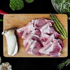 문경약돌돼지 앞다리살 전지 수육용 국내산 냉장 돼지고기, 1kg, 1개