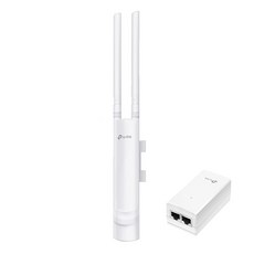 티피링크 EAP110-OUTDOOR 무선AP 실외용 야외용 옥외용 전원장치포함, 1개