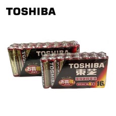 TOSHIBA東芝 碳鋅電池 AA電池 3號電池 AAA電池 4號電池 1.5V 16入 紅色碳鋅, 1個, ３號（ＡＡ）－１６入,紅碳鋅