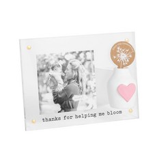 Mud Pie 핑크 아크릴 작은 보물 프레임