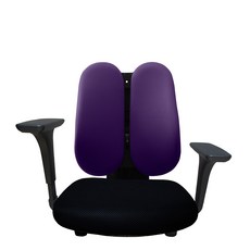 체어민 CM006 국산 5단 높이조절 팔걸이 좌식의자 듀얼 등받이 기본형 발포방석, 12.퍼플_메쉬(006BK26PP)