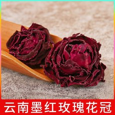 이중 꽃잎 핑인 장미차 말린 장미관차 여자들이 물에 담가서 마시는 차 진한 붉은색 장미 꽃잎 공식 플래그십 스토어, 병 60g (80송이), 1개, 1개