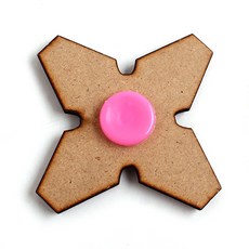 [아이디몬] 나무 스피너 5 만들기 우드 DIY 피젯 전통 그리기 꾸미기 회전 손 장난감, 1개, 1개
