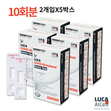 [유통기한 '27년] 루카 코로나19 자가검사키트, 2개입, 5개