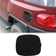 차량 연료 캡 보호 커버 액세서리 토요타 FJ 크루저 2007-2021 도어 외부 오일 가스 트림 프레임 USA, Piano Black