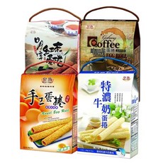 皇族 多口味手工蛋捲禮盒, 1個, 原味手工蛋捲,一單最多10盒，超過請拆單下單