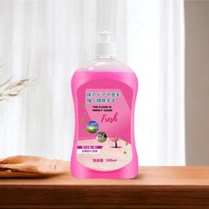 多功能地板清潔劑 家用磁磚木地板玻璃清潔液 500ml 櫻花香, 1個, 櫻花500ml