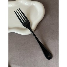 日本 高桑金屬 黑色琺瑯叉匙組, 1個, 黑色琺瑯叉