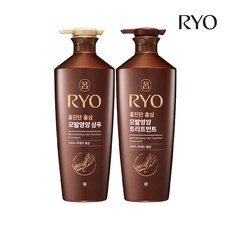려 홍진단 홍삼 모발영양 샴푸 820ML + 려 홍진단 홍삼 모발영양 트리트먼트 820ML, 1세트