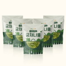 싱싱연구소 특등급 궁채 오독식감 불린 궁채나물, 200g, 5개