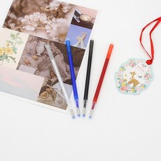 베이직 열펜심 아이롱펜 열펜리필, 화이트, 1개