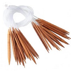 대바늘 뜨개질 도구 손뜨개 니트 제작 원형 바늘 세트 뜨기 재료 부자재 수공예, 1개