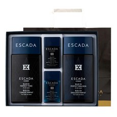 에스까다 옴므 블루 EX 2종 세트 + 쇼핑백 남성용 스킨 로션 선물 세트